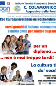 PON G1 Ritorniamo sui banchi di scuola