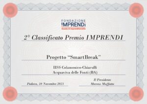 Premio Imprendi 2023 certificato 02